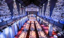 Die Palazzo Halle verwandelt sich in einen zauberhaften Eispalast und lädt zur Nacht der funkelnden Kristalle